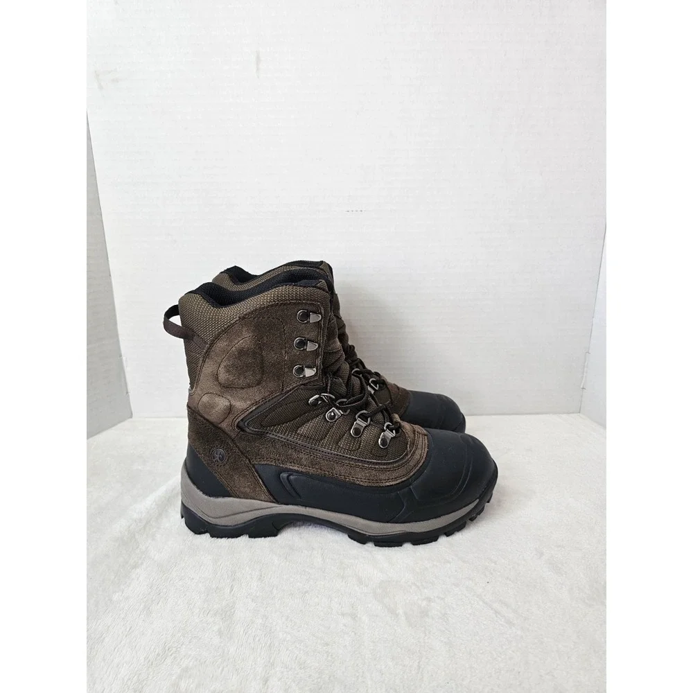 🖤NORTHSIDE BROWN SUEDE THINSULATE 600GRAM WATERPROOF HIKING  WINTER MENS9 BOOTS